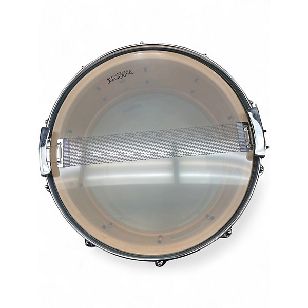 Used Slingerland 14in RADIO KING SNARE DRUM White Marine Pearl Drum