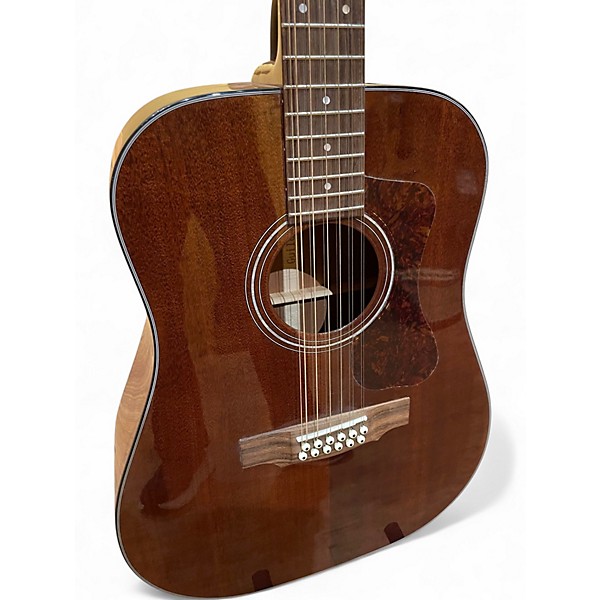 Used Guild D-1212 Natural 12 String Acoustic Guitar