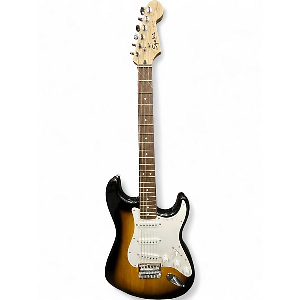 Used Squier Bullet Stratocaster 2 Color Sunburst Solid Body Electric Guitar