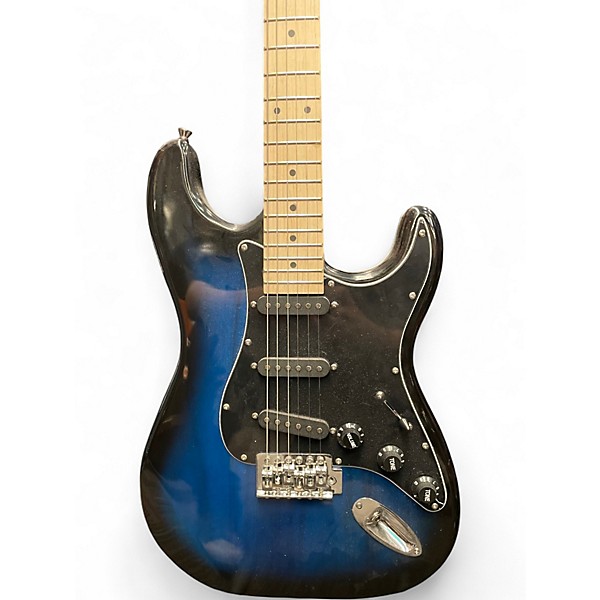 Used Glarry Stratocaster Blue Burst Solid Body Electric Guitar