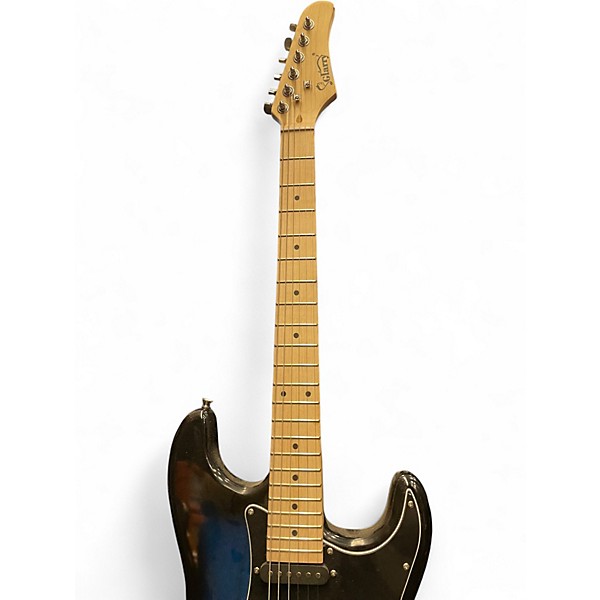 Used Glarry Stratocaster Blue Burst Solid Body Electric Guitar