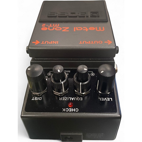 Used BOSS MT2 Metal Zone Distortion Effect Pedal