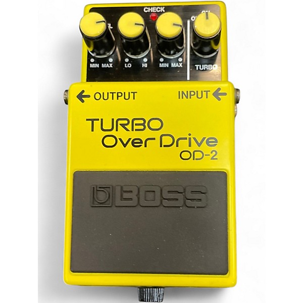 Vintage 1980s BOSS OD2 Turbo Overdrive Effect Pedal