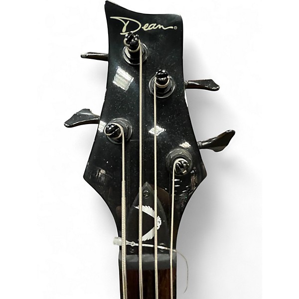 Used Dean Zone 4 String Black Electric Bass Guitar
