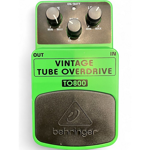 Used Behringer TO100 Tube Overdrive Effect Pedal