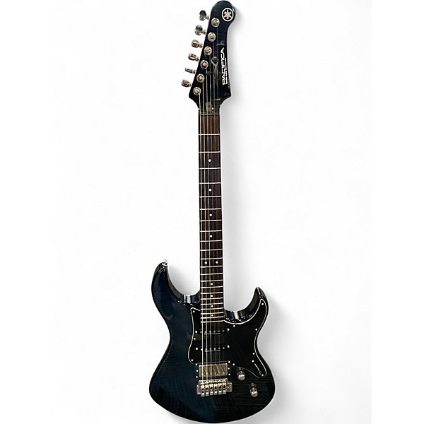 Used Yamaha PAC612VIIFM Trans Black Solid Body Electric Guitar