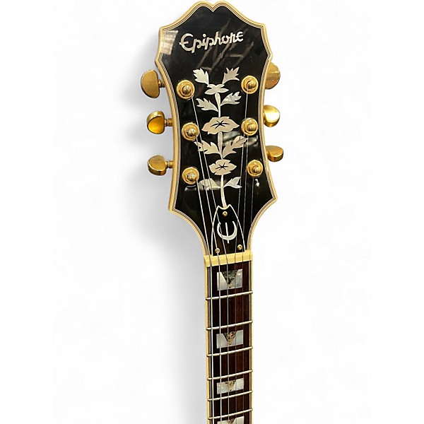 Used Epiphone Sheraton II Natural Hollow Body Electric Guitar