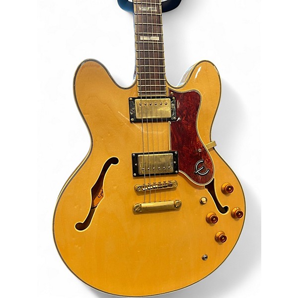 Used Epiphone Sheraton II Natural Hollow Body Electric Guitar