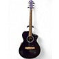 Used Ibanez AEWC10 Purple Classical Acoustic Electric Guitar thumbnail