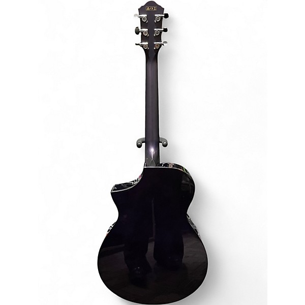 Used Ibanez AEWC10 Purple Classical Acoustic Electric Guitar