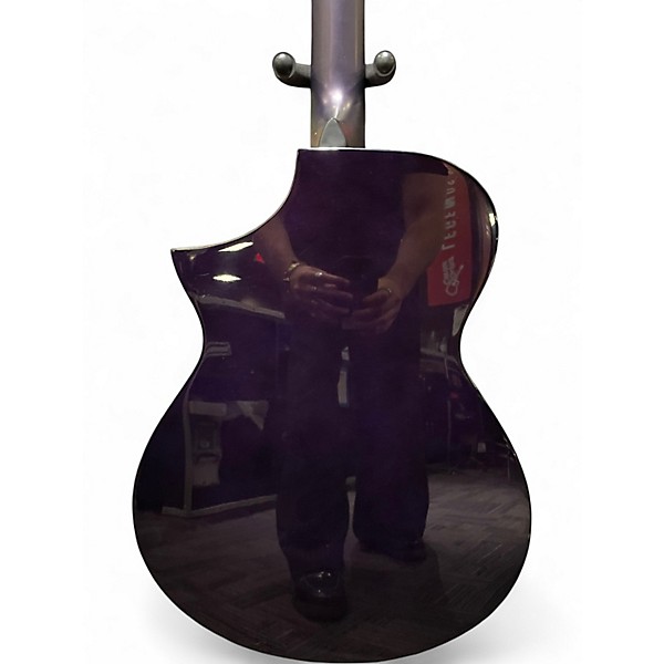 Used Ibanez AEWC10 Purple Classical Acoustic Electric Guitar