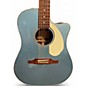 Used Fender Sonoran SCE Lake Placid Blue Acoustic Electric Guitar