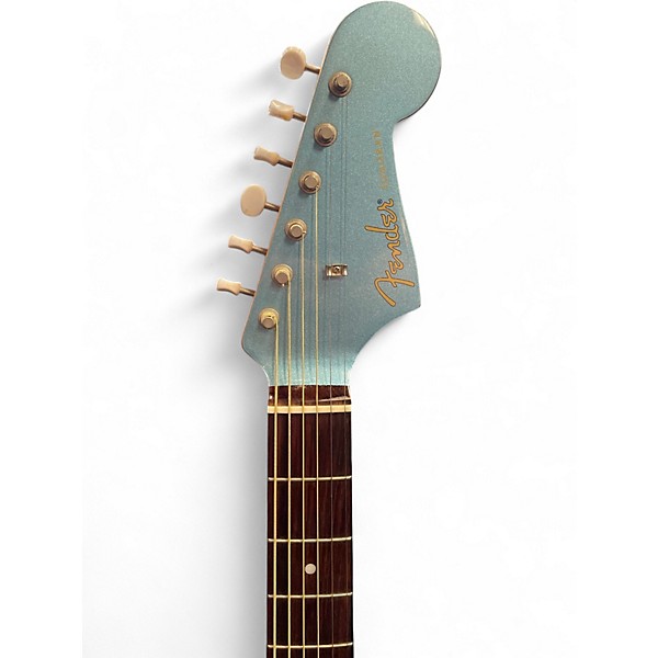 Used Fender Sonoran SCE Lake Placid Blue Acoustic Electric Guitar