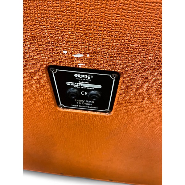 Used Orange Amplifiers PPC412 240W 4x12 Straight Guitar Cabinet