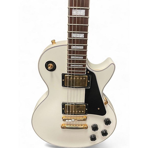Used Epiphone Les Paul Standard Elite Alpine White Solid Body Electric Guitar