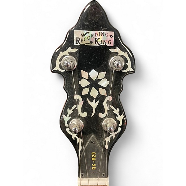 Used Recording King RKR20 Bluegrass Series Songster Natural Banjo
