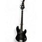 Used Silvertone SSLB 11 Black Electric Bass Guitar thumbnail