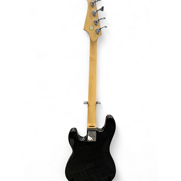 Used Silvertone SSLB 11 Black Electric Bass Guitar