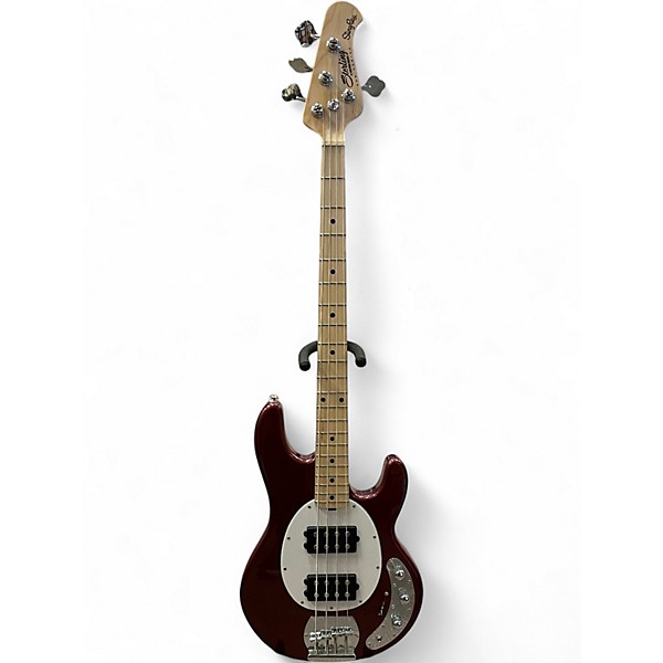 Used Sterling by Music Man RAY 4 HH METALLIC RED Electric Bass Guitar