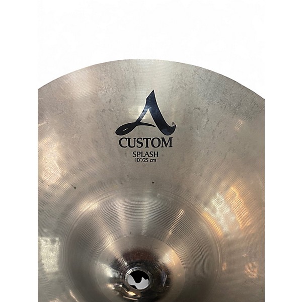 Used Zildjian 10in A Custom Splash Cymbal