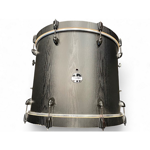 Used Mapex 5 Piece mars matte black Drum Kit