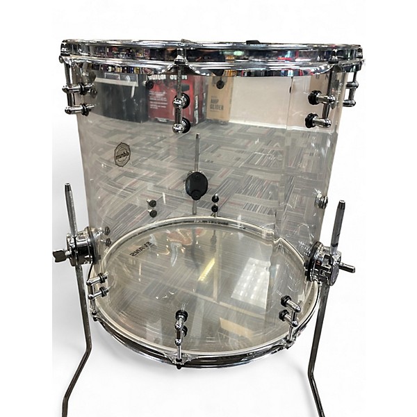 Used 2023 ddrum 6 Piece USA SERIES ACRYLIC ACRYLIC CLEAR Drum Kit