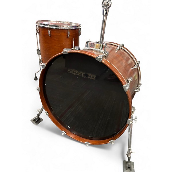 Used Pearl 3 Piece MASTERS CUSTOM EXTRA MAPLE  Brown Drum Kit