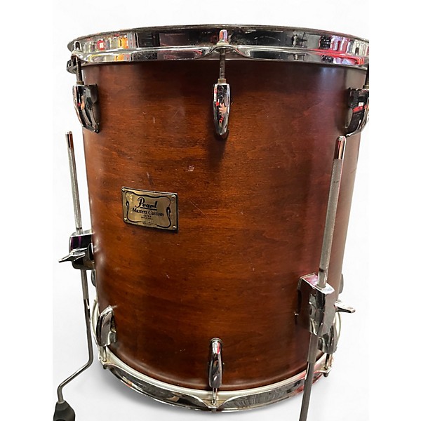 Used Pearl 3 Piece MASTERS CUSTOM EXTRA MAPLE  Brown Drum Kit