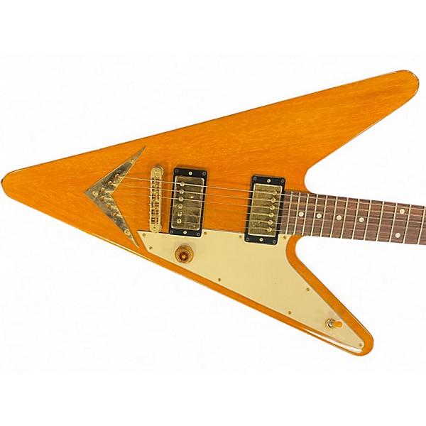Used 2008 Gibson Reverse Flying V  Natural Solid Body Electric Guitar