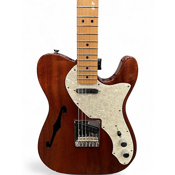 Used Squier Classic Vibe 70s Thinline Telecaster Natural Hollow Body Electric Guitar