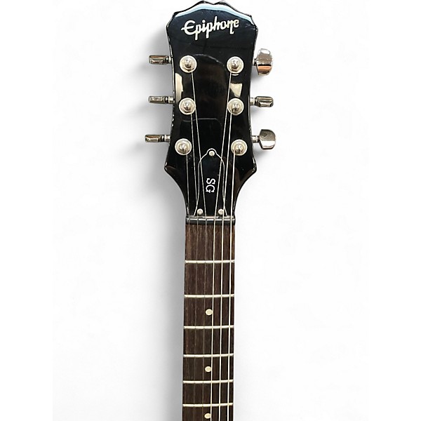 Used Epiphone SG G310 Left Handed Black Solid Body Electric Guitar