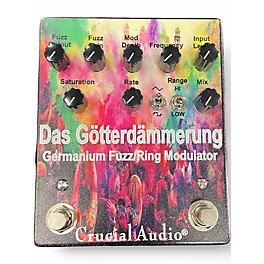 Used Crucial Audio das gotterdammerung germanium fuzz/ring modulator Effect Pedal
