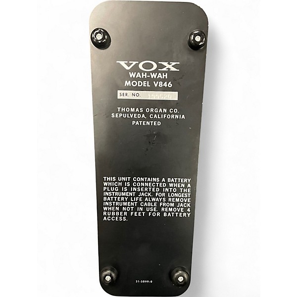 Vintage 1970s VOX 1970S THOMAS ORGAN VOX V846 Effect Pedal