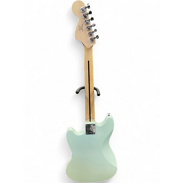Used Squier Bullet Mustang HH Surf Green Solid Body Electric Guitar