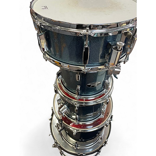 Used Pearl 5 Piece ROADSHOW BLUE SPARKLE Drum Kit