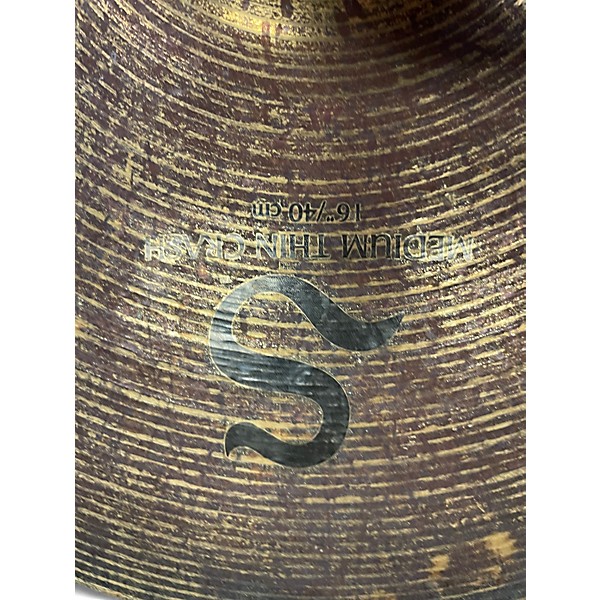 Used Zildjian 16in S Family Medium Thin Crash Cymbal
