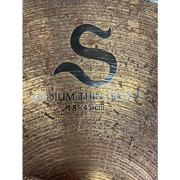 Used Zildjian 18in S Family Medium Thin Crash Cymbal