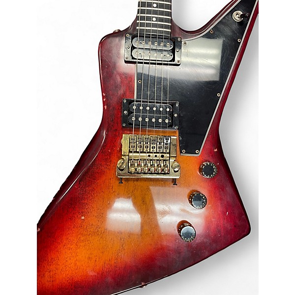 Vintage 1981 Gibson 1981 Explorer 2 Tone Sunburst Solid Body Electric Guitar