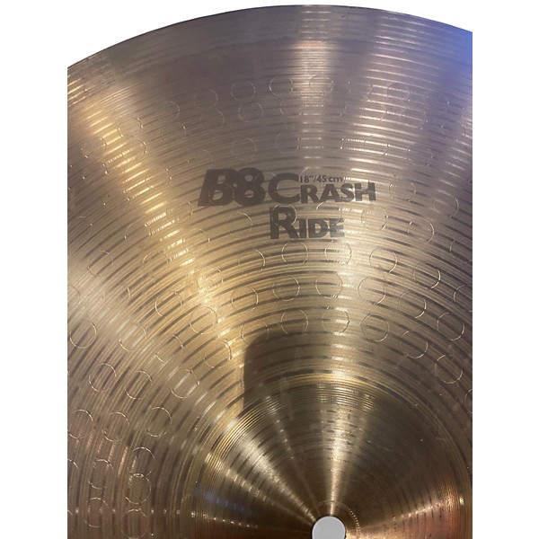 Used SABIAN 18in B8 Crash Ride Cymbal