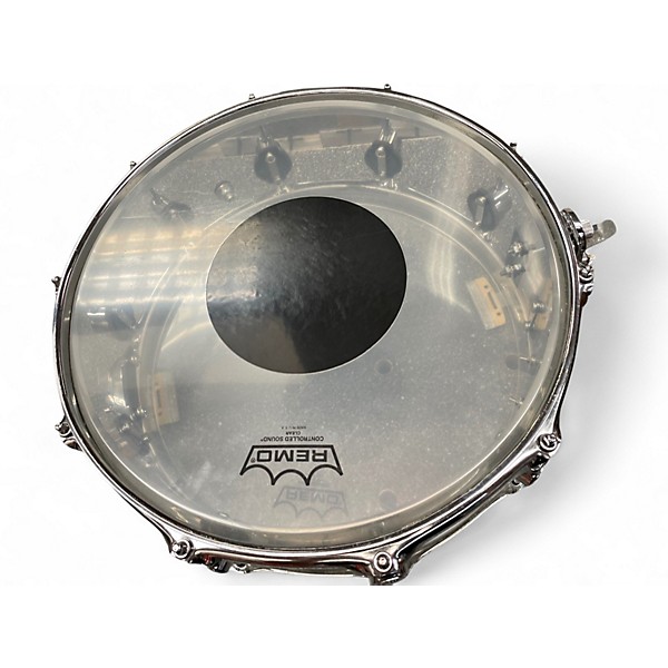 Used DW 5X14 Design Series Acrylic Snare Clear Drum