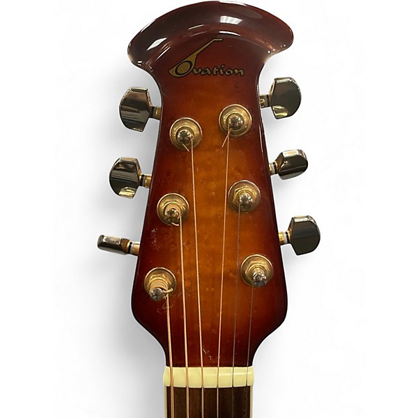 Used Ovation GC24 Celebrity Trans Amber Acoustic Electric Guitar