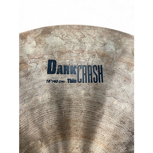 Used Zildjian 16in K Dark Thin Crash Cymbal