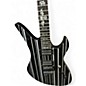 Used 2018 Schecter Guitar Research Synyster Gates Signature Standard Black and White Solid Body Electric Guitar