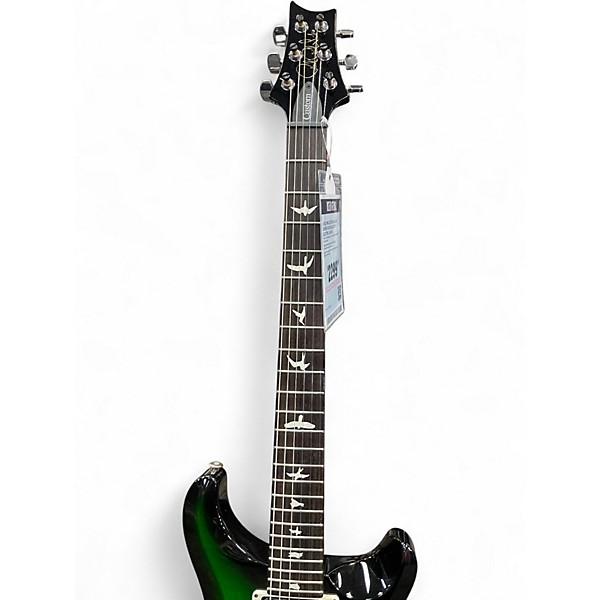 Used PRS Custom 24 BLACK GREEN FADE Solid Body Electric Guitar