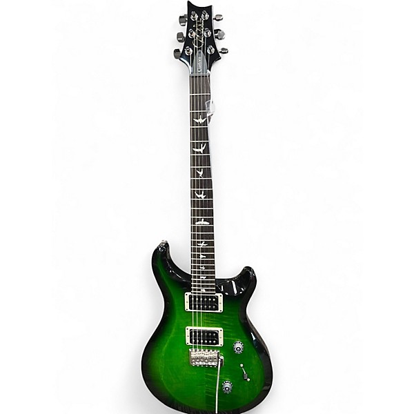 Used PRS Custom 24 BLACK GREEN FADE Solid Body Electric Guitar
