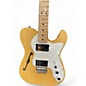Used 2018 Fender Modern Thinline Telecaster Natural Hollow Body Electric Guitar