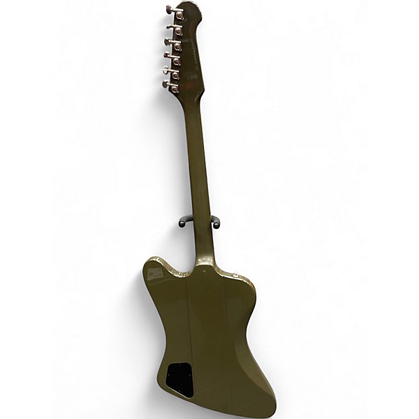 Used Epiphone Limited Run Firebird Drab Green Solid Body Electric Guitar