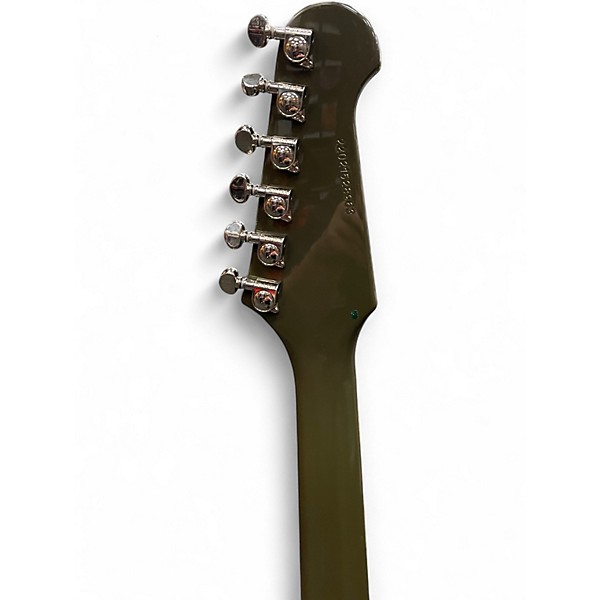 Used Epiphone Limited Run Firebird Drab Green Solid Body Electric Guitar