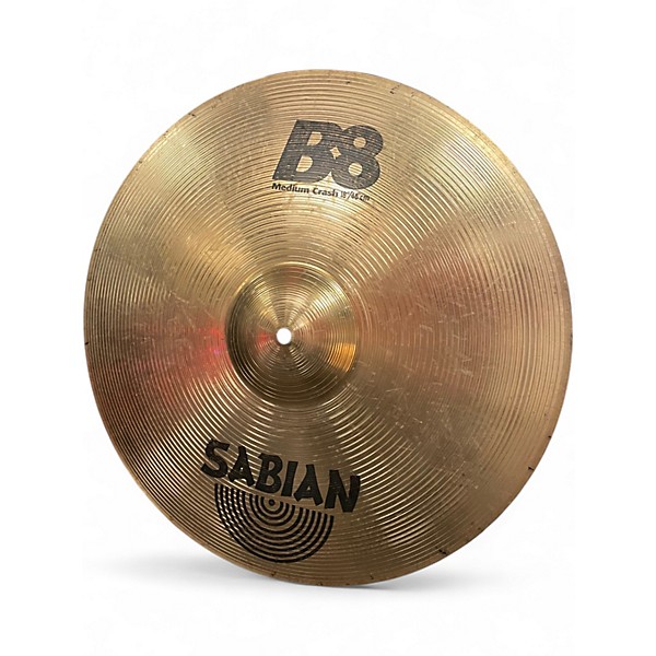 Used SABIAN 18in B8 Medium Crash Cymbal
