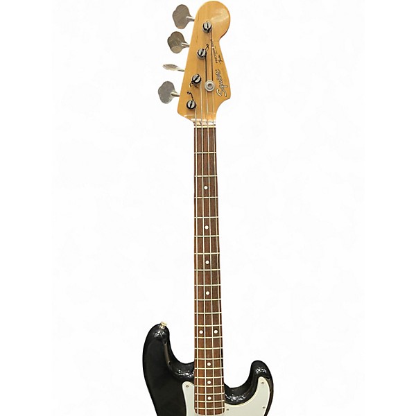 Used Squier Precision Bass MIJ Black Solid Body Electric Guitar
